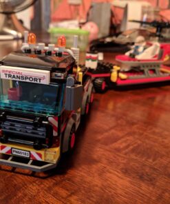 LEGO City Heavy Cargo Transport 60183 Toy Truck Building Kit with Trailer, Toy Helicopter and Construction Minifigures for Creative Play (310 Pieces) (Discontinued by Manufacturer) 42 71ZrdFqSeBL