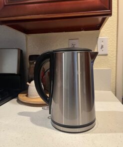 COSORI Electric Kettle, Tea Kettle Pot, Stainless Steel Double Wall, 1500W Hot Water Kettle Teapot Boiler & Heater, Automatic Shut Off & Boil-Dry Protection, BPA Free, 1.5L, Silver 36 71ZsLjO4p2L