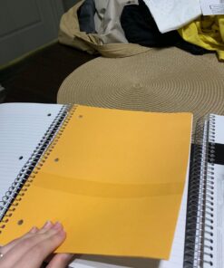 Five Star Spiral Notebooks Plus Study App, 2 Pack, 5 Subject, College Ruled Paper, 11" x 8-1/2", 200 Sheets, Black & White (73035) Black, White 23 71ZsdVPN1L