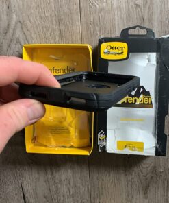 OtterBox iPhone XR Defender Series Case - BLACK, rugged & durable, with port protection, includes holster clip kickstand 50 71ZsgKZet1L