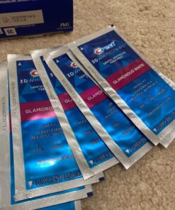 Crest 3D Whitestrips, Glamorous White, Teeth Whitening Strip Kit, 28 Strips (14 Count Pack) Flavorless 28 Count (Pack of 1) 34 71ZtILL5K9L