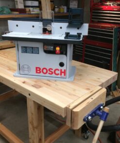 BOSCH RA1171 25-1/2 in. x 15-7/8 in. Benchtop Laminated MDF Top Cabinet Style Router Table with 2 Dust Collection Ports 58 71ZtRTgOO8L