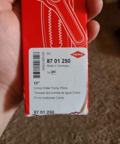 KNIPEX Tools - Cobra Water Pump Pliers (8701250), Red,10-Inch 10-Inch 38 71ZteASG9oL