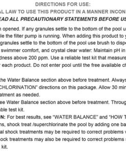 Alternative view of DryTec 367 Calcium Hypochlorite Pool Shock, 1-Pack