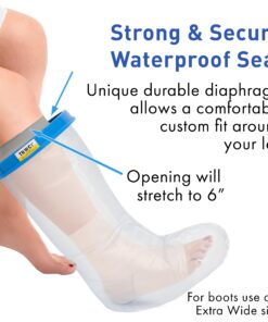 TKWC INC Water Proof Leg Cast Cover for Shower - #5738 - Watertight Foot Protector 24 71ZvqxWnp L