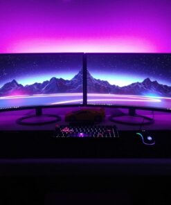 Sceptre C248W-1920R 24" Curved 75Hz Gaming LED Monitor Full HD 1080P HDMI DisplayPort VGA Speakers Ultra Thin Metal Black Single 37 71Zvt33sY8L