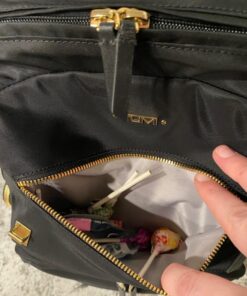 TUMI - Voyageur Carson Laptop Backpack - 15 Inch Computer Bag for Women - Black Black With Gold Hardware 35 71ZwpRp7RdL