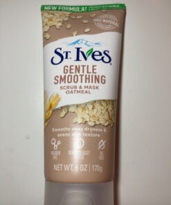 St. Ives Gentle Smoothing Face Scrub and Mask Oatmeal, ONE , 6 oz 6 Ounce (Pack of 1) 45 71ZwqMYsORL