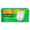 Scotch 810 Magic Tape, 3/4" x 1296" - 12 Rolls 17 71ZxE42ljBL
