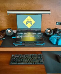 Logitech G640 Cloth Gaming Mouse Pad, Moderate surface friction, Consistent surface texture, Stable, Rollable - Black Mousepad 26 71Zxi2Ixa3L