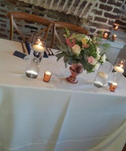 Mega Candles - Unscented 3" Floating Disc Candles - Ivory, Set of 12 17 71ZzE5QCOQL