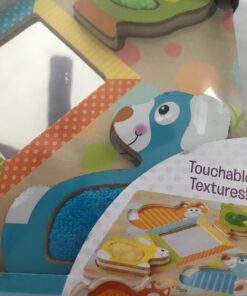 Melissa & Doug First Play Wooden Touch and Feel Puzzle Peek-a-Boo Pets With Mirror 23 71ZzO3OMtZL