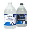 Epoxy Resin Promise Table Top 2-Part- 1 Gallon High Gloss (0.5 Gal Resin + 0.5 Gal Hardener) Transform Your DIY Projects with Crystal Clear Finish - Ideal for Bar Tables, Tabletops, Countertops & More