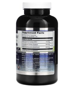 Amazing Formulas Glucosamine + Chondroitin + MSM - 240 Capsules (Non-GMO) - Supports Healthy Joint, Cartilage and Connective Tissue - Promotes Joint Comfort & Flexibility (240 Capsules) 240 Count (Pack of 1) 5 71ZzV6DfODL