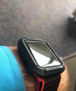 Spigen Rugged Armor Designed for Apple Watch Case for 42mm Series 3/Series 2/1/Original (2015) - Black 60 71ZzbRaZbPL