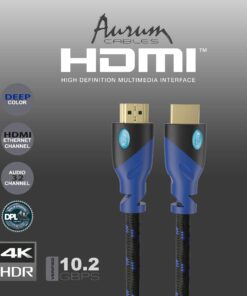 Aurum Ultra Series High Speed HDMI Cable with Ethernet - Braided 10 Ft HDMI Cable Extender Supports 3D and Audio Return Channel up to 4k Resolution - Compatible with TV, PC, Laptops, PS3-5 Pack 30 AWG 5 11 71ZziqV OsL