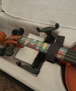 Fretless Finger Guides 4/4 Beginner Violin Finger Guide Helps You Learn to Play Violin Songs and Scales Quickly. No Glue or Adhesive 40 71ZzuHaytLL