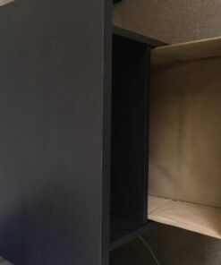 Furinno Andrey Set of 2 End / Side Table / Night Stand / Bedside Table with Bin Drawer, Espresso 2-Pack, Center Bin 29 71a 1YoSm8L