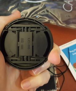 58mm Lens Cap Bundle - 4 Snap-on Lens Caps for DSLR Cameras - 4 Lens Cap Keepers - Microfiber Cleaning Cloth Included - Compatible Nikon, Canon, Sony Cameras (58mm) 58mm 71 71a o9N5DTL