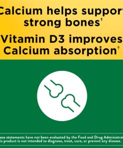 Nature Made Calcium 600 mg with Vitamin D3, Dietary Supplement for Bone Support, 220 Tablets Unflavored 220 Count (Pack of 1) 23 71a0EZK3m5L