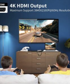 Selore&S-Global USB C to Dual HDMI Adapter 4K @60hz, Type C to HDMI Converter for MacBook Pro Air 2020/2019/2018,LenovoYoga 920/Thinkpad T480,Dell XPS 13/15/17,etc 30 71a0hmYsHOL