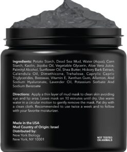 Alternative view of New York Biology Dead Sea Mud Mask for Face and Body - Spa Quality Pore Reducer for Acne, Blackheads and Oily Skin, Natural Skincare for Women, Men - Tightens Skin for A Healthier Complexion - 8.8 oz Original 8.8 Ounce (Pack of 1)