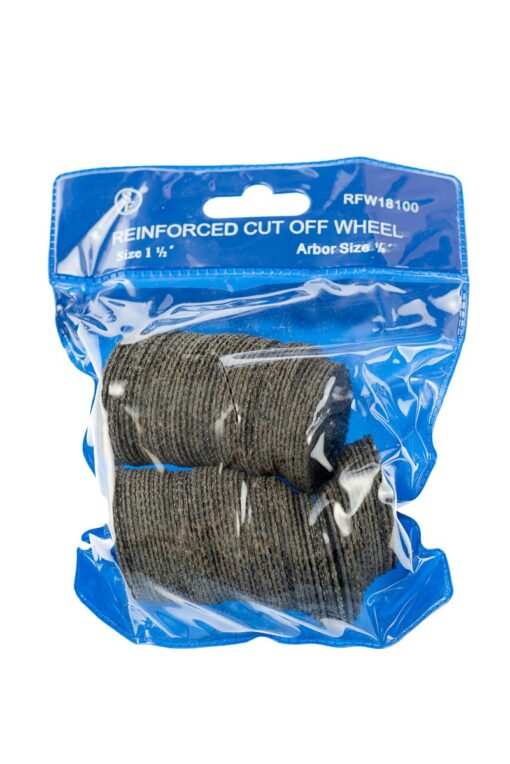 SE 1-1/2" Cut Off Wheel with 1/8" Arbor (100 Count) - RFW18100 1-1/2" Center Hole: 1/8"