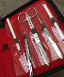 Advanced Dissection Kit Biology Lab Anatomy Dissecting Set with Stainless Steel Scalpel Knife Handle Blades for Medical Students and Veterinary by InstaSkincare 67 71a2LLCXOvL