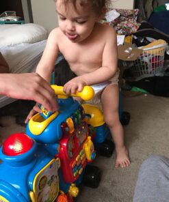 VTech Sit-to-Stand Ultimate Alphabet Train, Blue Standard Packaging 59 71a2cvuyOdL 1