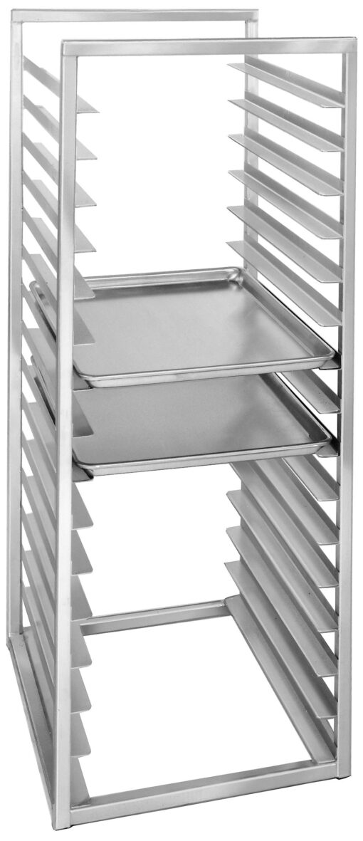 Channel Manufacturing RIR-24KD 24 Pan Aluminum End Load 20 1/2" x 23" x 51" Sheet / Bun Pan Rack for Reach-Ins - Unassembled