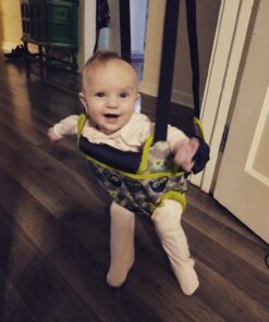 Evenflo Exersaucer Johnny Jumper Featuring Easy-to-Use Clamp Attachment for Quick and Tool-Free Set Up and Adjustable Straps to Customize the Height for Your Child, Owl 36 71a3XLgztmL