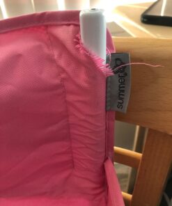 Summer Infant Pop 'N Sit Portable Booster Chair, Floor Seat, Indoor/Outdoor Use, Compact Fold, Pink, 6 Mos - 3 Yrs 49 71a3wuoTNoL