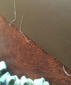 MastaPlasta Original Self-Adhesive Leather Repair Patch - Mid-Brown 11" x 8" (28 x 20 cm), Instant Upholstery-Quality Scratch & Tear Repair for Sofas, Car Interiors, Bags, Vinyl & More C Mid-Brown Leather 32 71a4KcPv8lL