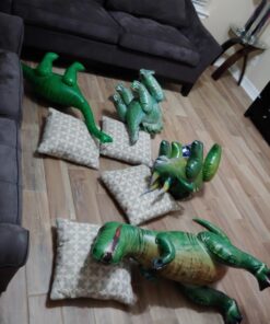 Jet Creations Stegosaurus Inflatable Dinosaur Figure, 46” | Blow up Toys for Adults and Kids 3 Year and up | Indoor Outdoor Summer Winter Forest Green 26 71a4eJ2GQUL