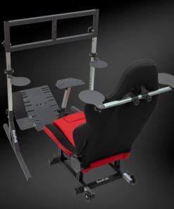 Alternative view of OpenWheeler GEN3 Racing Wheel Simulator Stand Cockpit Black on Black | Fits All Logitech G923 | G29 | G920 | Thrustmaster | Fanatec Wheels | Compatible with Xbox One, PS4, PC Platforms