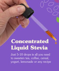 NuNaturals Liquid Vanilla Stevia, Sugar-Free Sweetener, Plant-Based Sugar Substitute, Zero Calorie, 2oz (2-Pack) 2 Fl Oz (Pack of 2) 13 71a5WNiR7KL