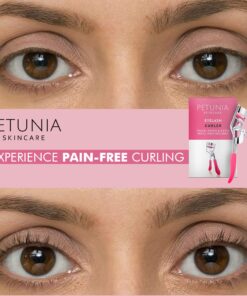 Silicone Eyelash Curler with Refill Pads & Satin Pouch Designed for No Pinching or Pulling and Perfect for Those with Straight Flat Lashes Wanting Dramatic Long Lasting Seamless Curls 35 71a5umpIdyL