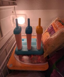 Popsicles Molds, Ozera Set of 6 Reusable Ice Pop Molds Easy Release Popsicle Maker Molds Cream Popcical Molds for Homemade Popsicles With Funnel & Cleaning Brush Assorted Colors 54 71a6Uc1BZzL