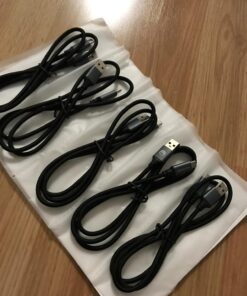 SMALLElectric USB Type C Cable 5-Pack 3FT, USB Type A to C Fast Charger Cords for Samsung Galaxy S20 S10 S9 S8 Plus, Braided Fast Charging Cable for Note 10 9 8, LG V50 V40 G8 G7,(Grey) 3foot Grey 46 71a7ACCj4VL