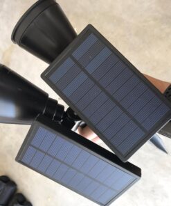 InnoGear Solar Lights for Outside, Solar Lights Outdoor Waterproof Solar Garden Yard Spot Lights Spotlight Pathway Landscape Lighting Wall Light Auto On/Off, Pack of 2 (White) White 55 71a7SajYNYL