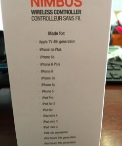 SteelSeries Nimbus Bluetooth Mobile Gaming Controller - Iphone, iPad, Apple TV - 40+ Hour Battery Life - Mfi Certified - Supports Fortnite Mobile Nimbus - iOS 66 71a8Xs6W xL