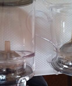 GROSCHE 17.7oz BPA-Free Tea Infuser Teapot with Drip-Free, Easy Clean Design 17.7 fl oz Clear 60 71a9MJ9tWyL