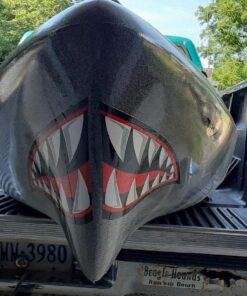 Shark Teeth Mouth Reflective Decals Graphics Sticker Fishing Boat Canoe Car Truck Kayak Decals Accessories 61 71aA8YboDL