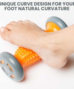 NATURAL CHEMISTREE Foot Massage Roller - for Plantar Fasciitis Relief, Acupressure Trigger Point Therapy, Diabetic Neuropathy, Whole Body Massager for Heel & Foot Arch Pain, Wrist, Shoulder & Neck 11 71aAQDM76FL