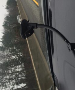 IPOW Upgraded Truck Phone Mount Holder Universal 11 Inches Long Arm Windshield Dashboard Car Mount Cradle with Adjustable X Clamp&Ultra Dashboard Base for Smartphones 26 71aAavlmPL