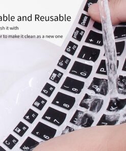 CaseBuy Keyboard Skin Cover for Acer Chromebook Spin 11 311 CP311 C733 R11 C738T 511 512/Chromebook 314 514 CB314 CB514 /Chromebook Spin 713 CP713 R13 CB5-312T/Acer Chromebook 14 15 inch, Black 16 71aApnr3ALL