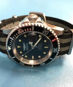 BluShark Original Premium Nylon Watch Strap - Stainless Steel Buckle with Multiple Sizes & Premium Styles, Replacement Watch Straps for Men & Women, Ballistic Military Waterproof BOND 20mm Premium Brushed Buckle 45 71aB5G1YVPL