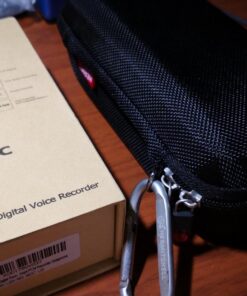 EVISTR Digital Voice Recorder 8GB L53 - 1536KPBS PCM Stereo Audio Recording Device Portable Dictaphone Microphone Gain Controllable Noise Reduction 56 71aB6arpecL