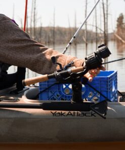 YakAttack Omega Fishing Rod Holder with Track Mounted LockNLoad Mounting System, Pro and Standard Edition - Multiple Colors | Kayak Fishing Accessories Without Mount Track 27 71aBgk3HS2L