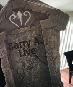 VictoryStore Yard Sign Outdoor Lawn Decorations - Fake Tombstones Graveyard Gravestones - Halloween Yard Decoration - Set of 6, 21.3 inches X 14.8 inches Funny 23 71aBxWA45UL